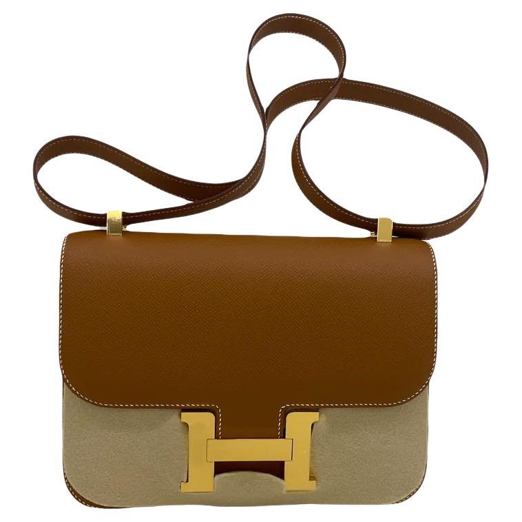 Hermes Constance 1-24 Gold Epsom GHW 2022 For Sale