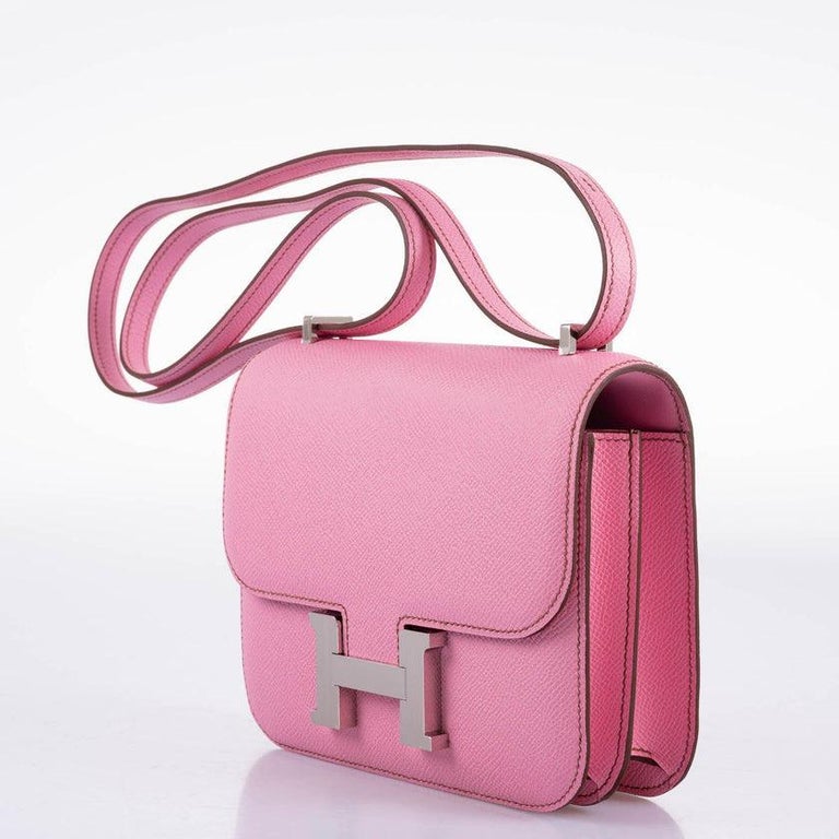 Hermès Constance 18 5P Pink Epsom with Palladium Hardware - 2021, Z Bag ...