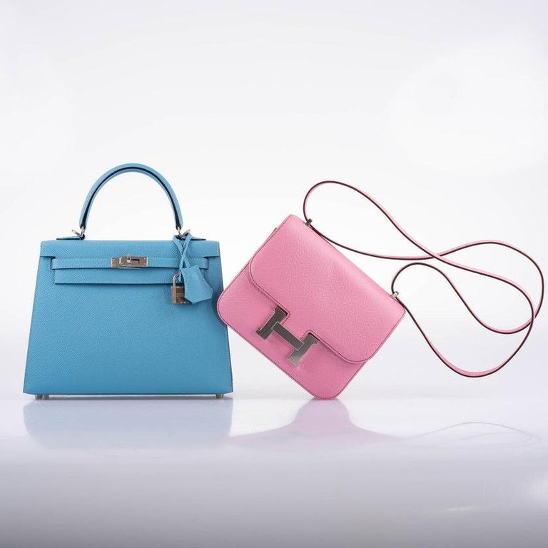 Hermès Constance 18 5P Pink Epsom with Palladium Hardware - 2021, Z Bag ...