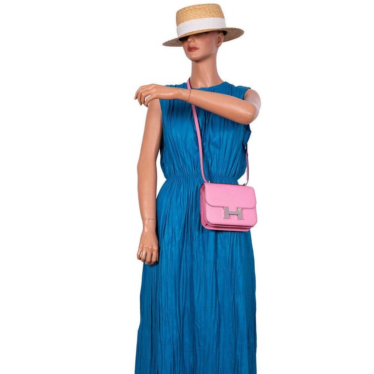 Hermès Constance 18 5P Pink Epsom with Palladium Hardware - 2021, Z Bag ...