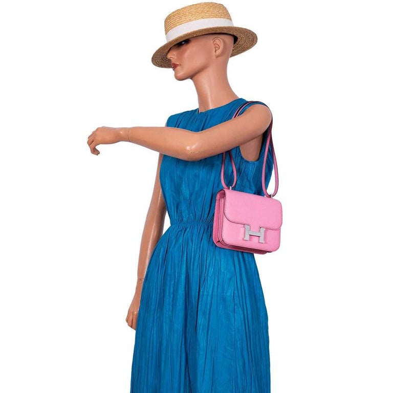 Hermès Constance 18 5P Pink Epsom with Palladium Hardware - 2021, Z Bag ...