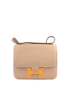 Hermes Constance 18 Argyle Enamel Yellow Gold Hardware