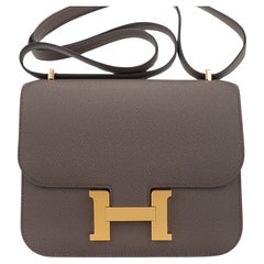 Hermès Constance PM 24cm Veau Epsom Etoupe 18 Gold Hardware – SukiLux