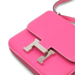 Hermès Constance 18 Mini Fuchsia Epsom Leather Bag - '10s