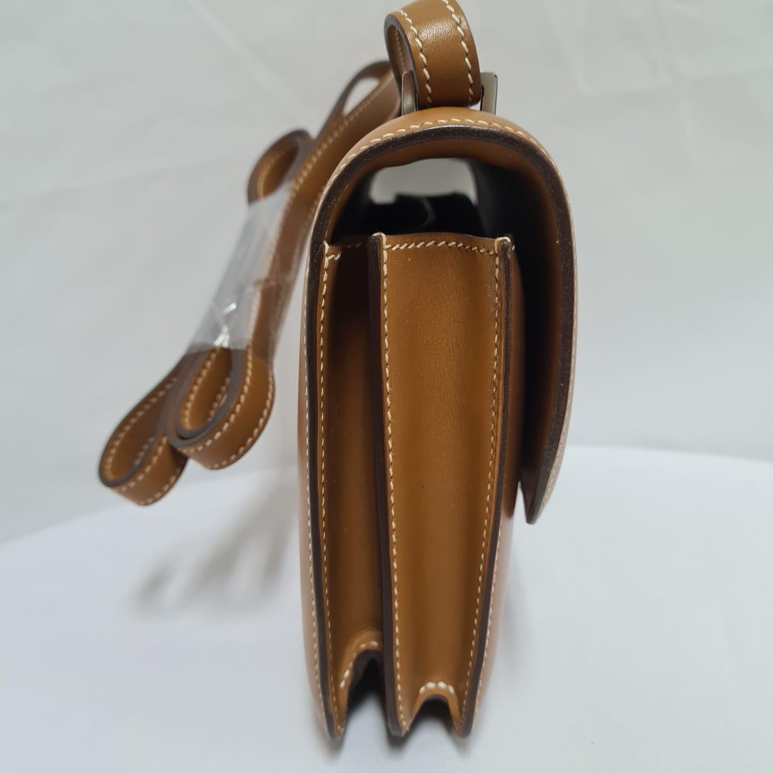 Hermes Constance 18 Natural Sable Butler PHW For Sale 10