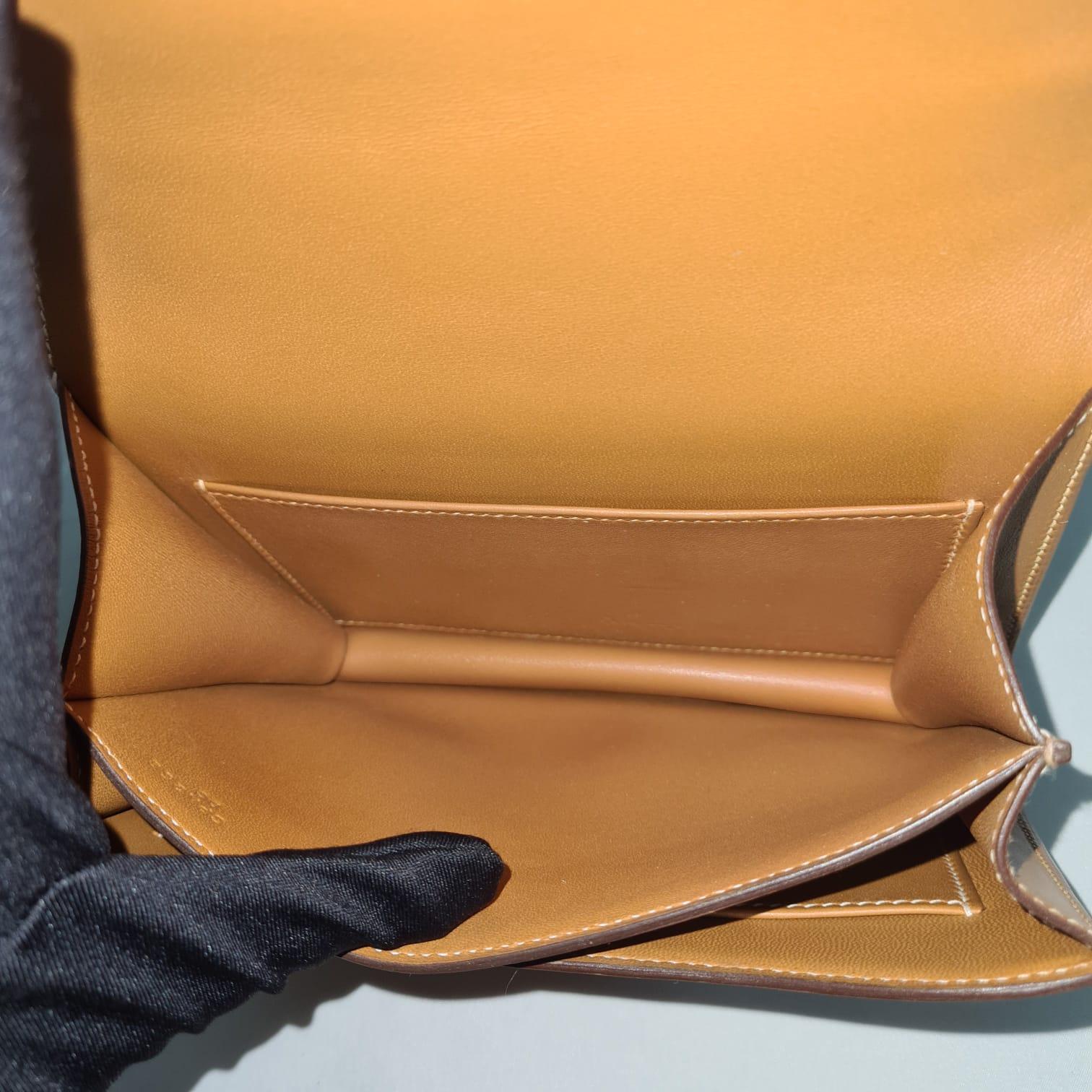 Hermes Constance 18 Natural Sable Butler PHW 16