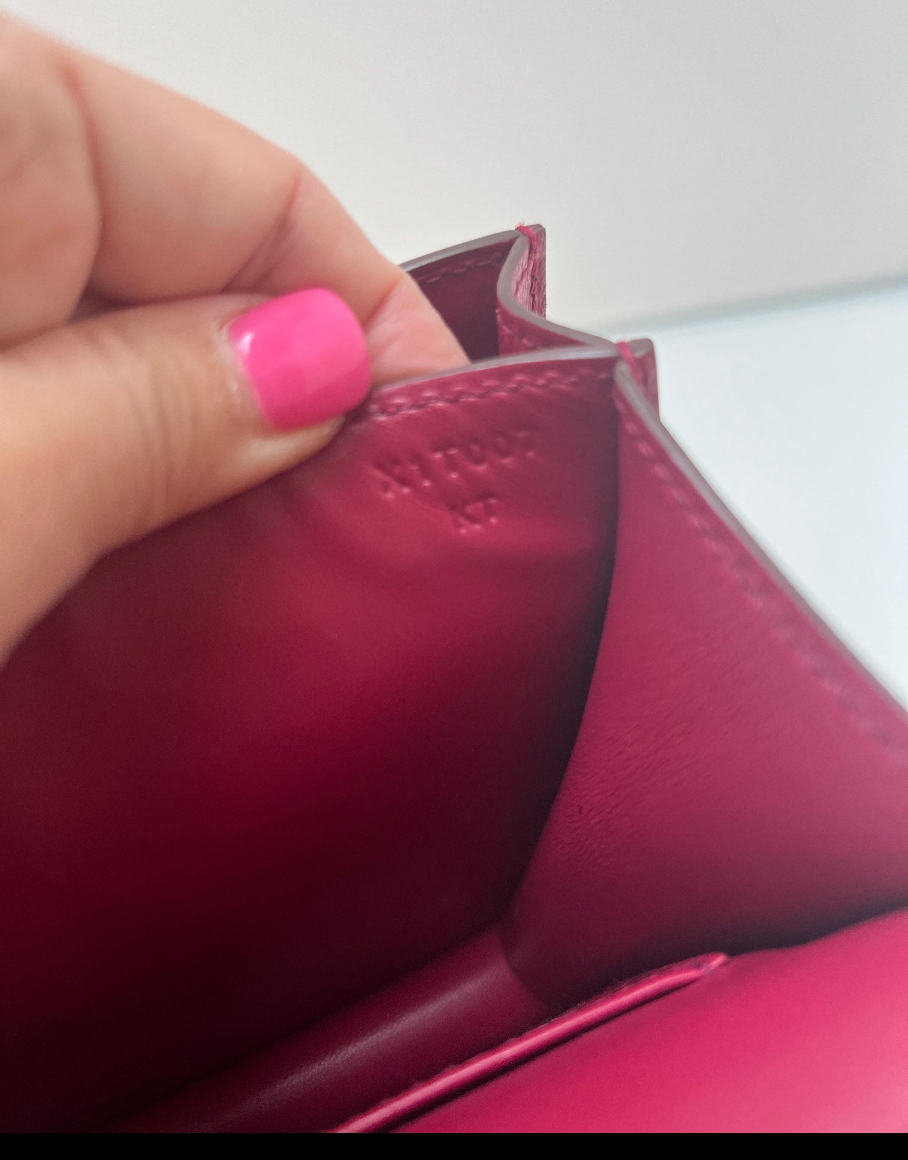 Borsa Hermes Constance 18 Rouge Casaque in vendita 7