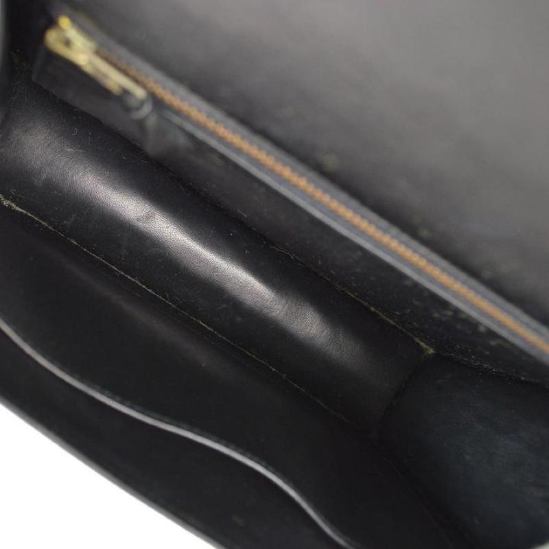 HERMES Constance 23 Black Crocodile Exotic Gold Hardware Small Shoulder Flap Bag 1