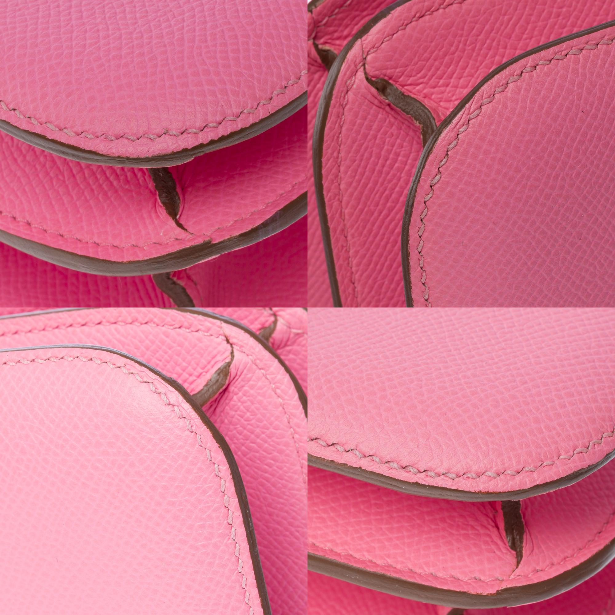 Hermès Constance 23 shoulder bag in Azalée Pink Epsom Calf leather , PHW 7