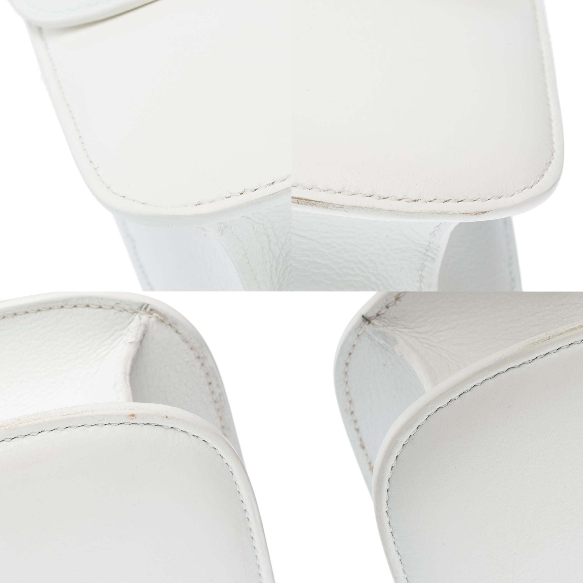 Hermès Constance 23 shoulder bag in White Pecari leather , GHW For Sale 6