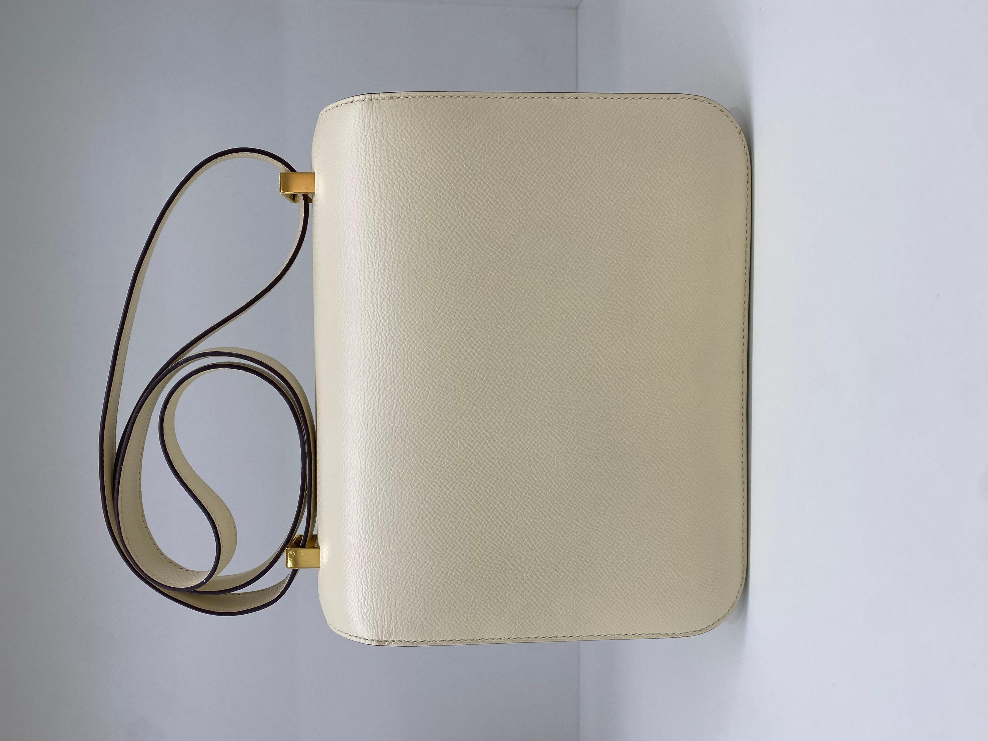 Brown Hermes Constance 24 Nata GHW For Sale
