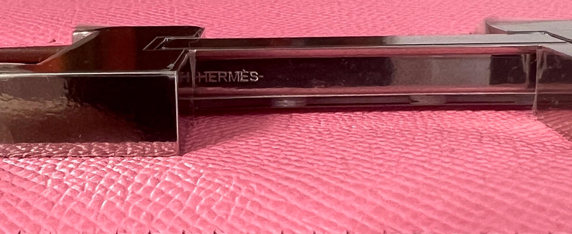 Hermes Constance 24 Rose Confetti Pink Epsom Palladium Hardware NEW en vente 3