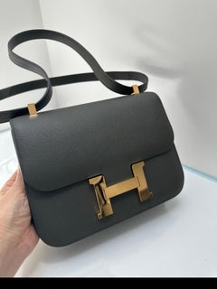 Hermes Constance 24 Vert De Gris Epsom Gold Hardware