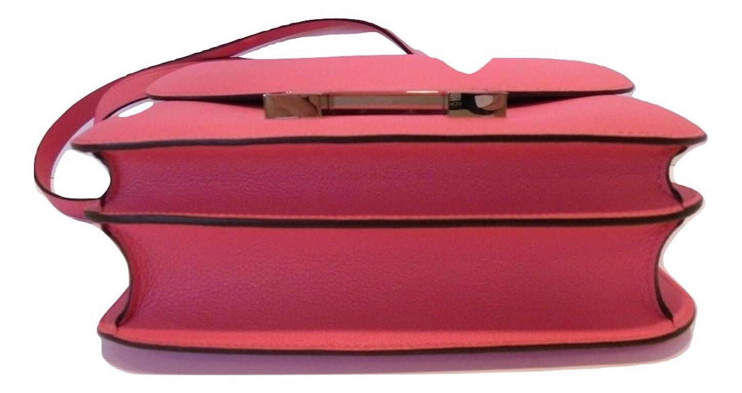 Hermes Constance 24cm Rose Azalee Pink Palladium 2