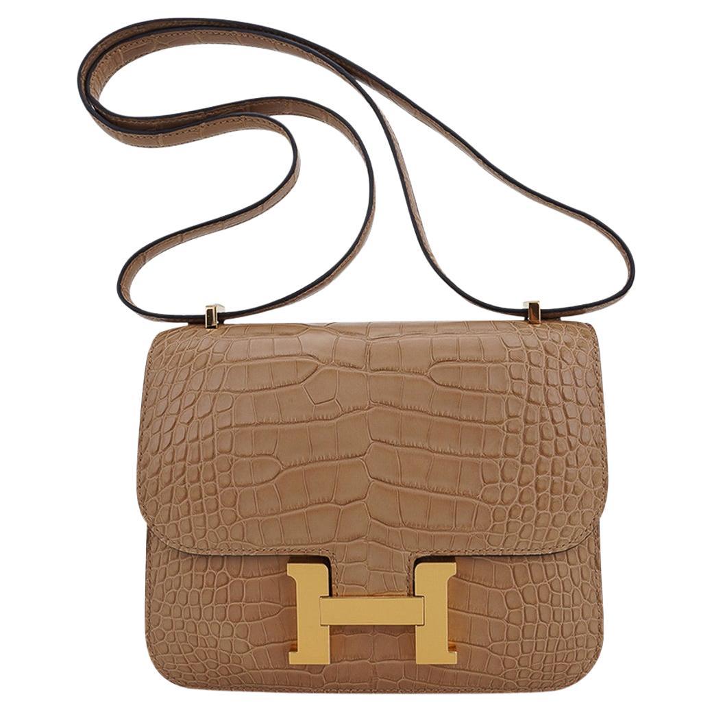 Hermès Original Bag  Hermes Toffee Taurillon Novillo Sea Surf