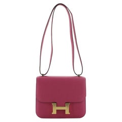[100% Authentic] Hermes Constance 18 Etoupe Epsom, New Version With Mirror