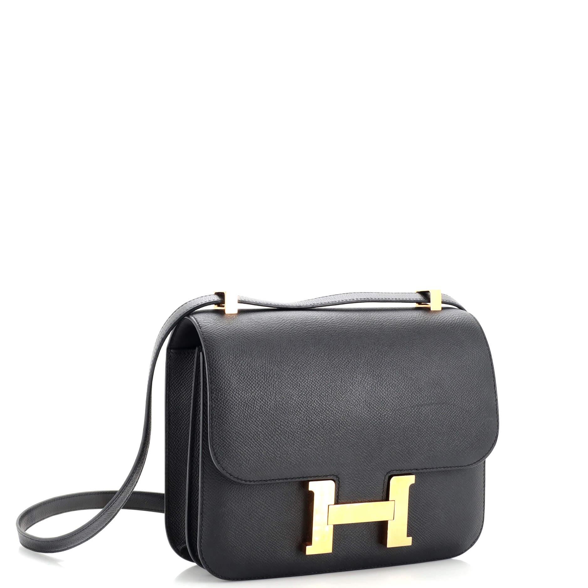 Hermes Constance Bag Epsom 24 In Good Condition In NY, NY