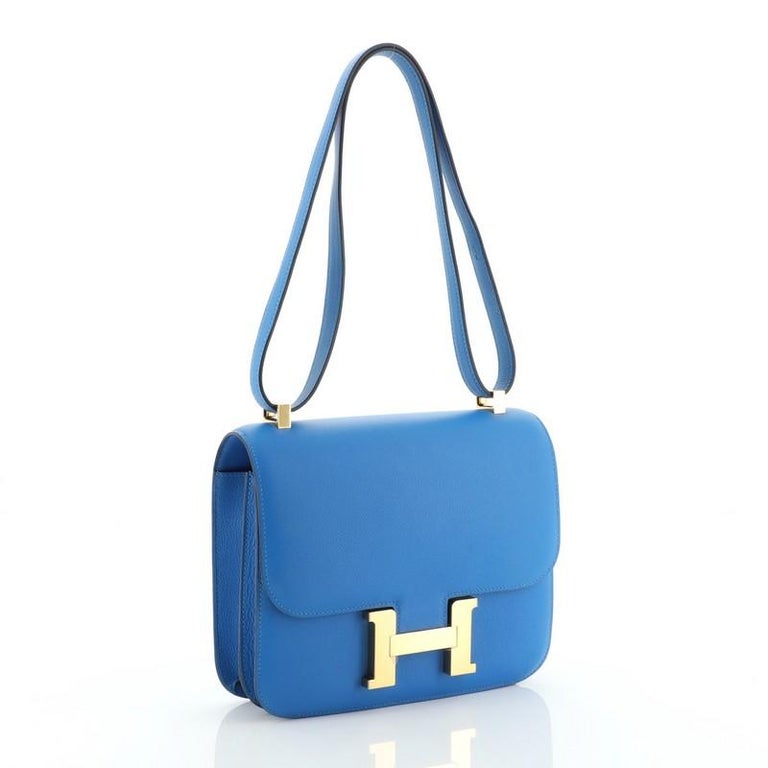 Hermes Constance Bag Evercolor 24 For Sale at 1stdibs