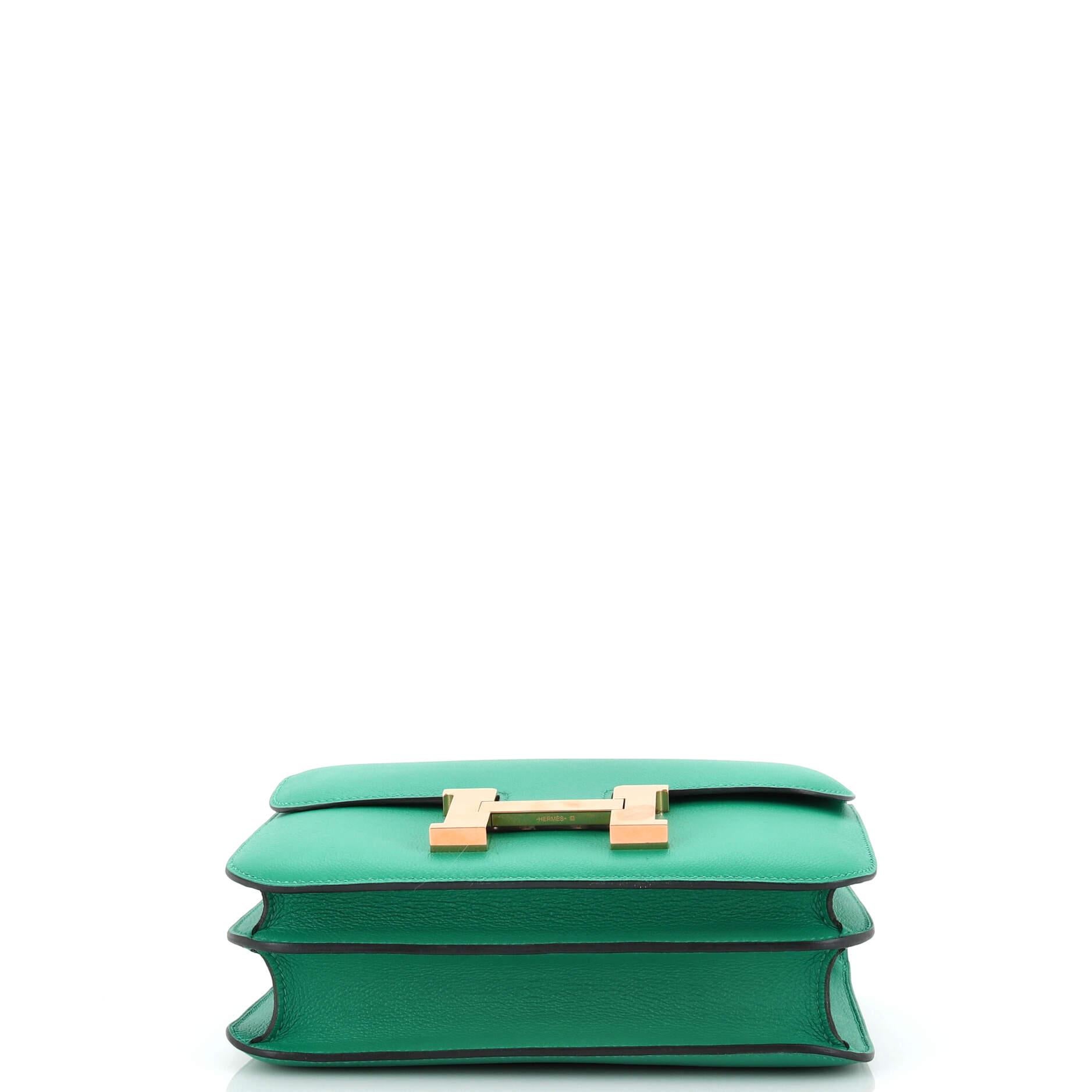 Hermes Constance Bag Evercolor 24 In Good Condition In NY, NY