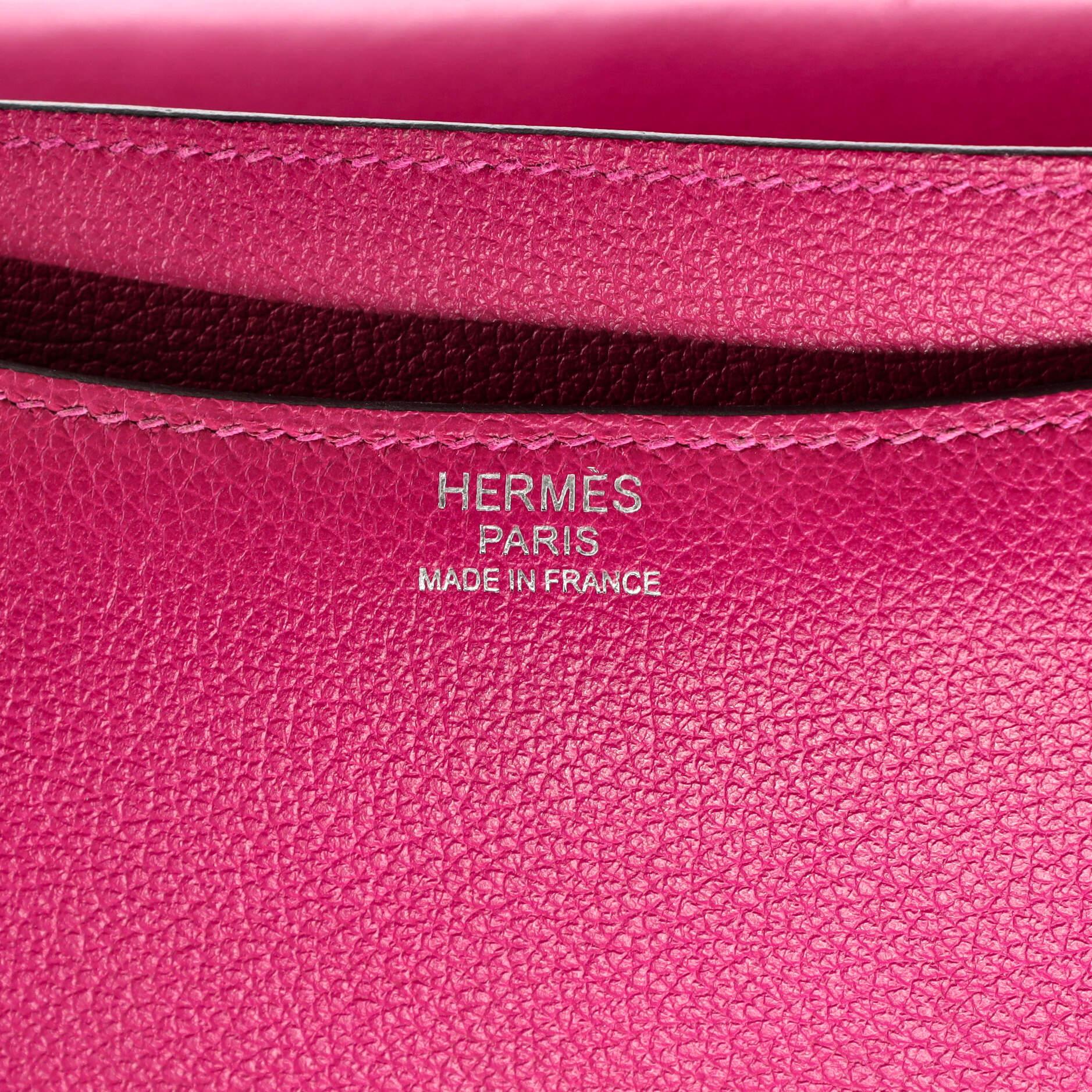 Hermes Constance Bag Evercolor 24 For Sale 2