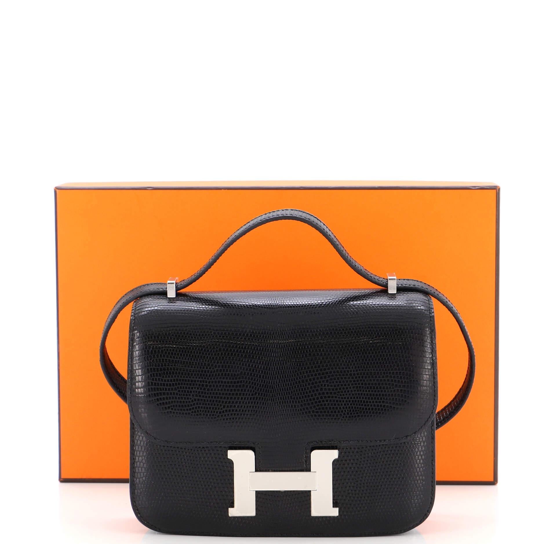 Hermes Constance Bag Lizard 18 In Good Condition In NY, NY