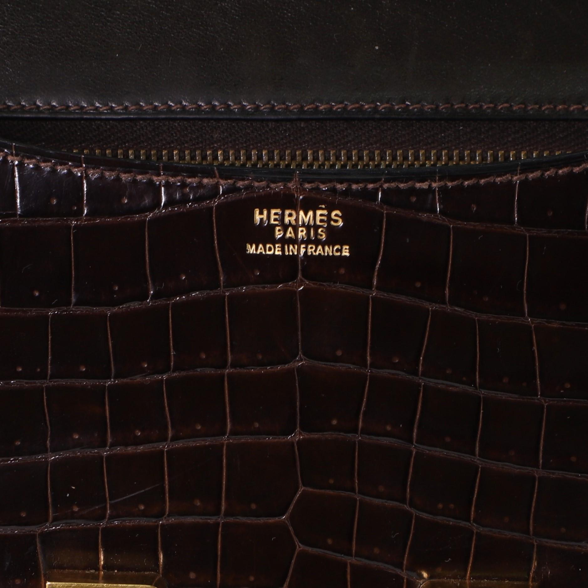 Hermes Constance Bag Shiny Porosus Crocodile 23  1