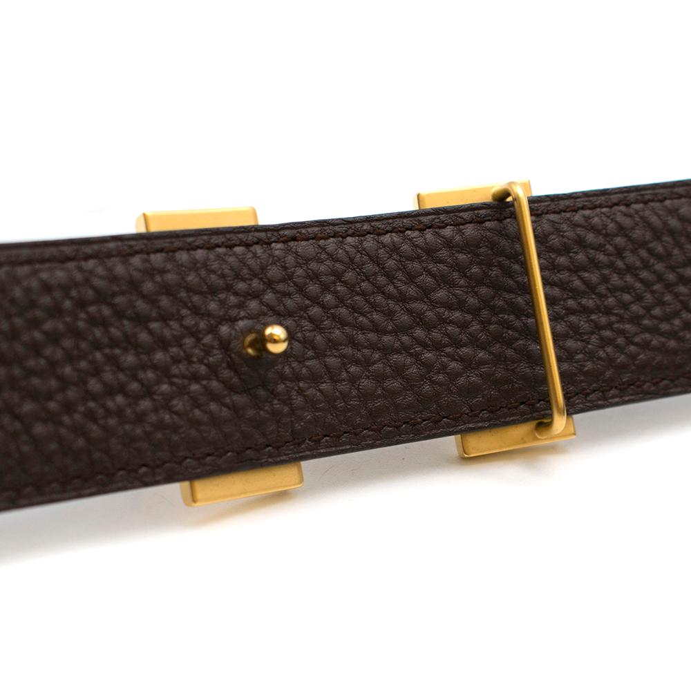 Hermes Constance belt buckle & Reversible leather strap 32 mm 1