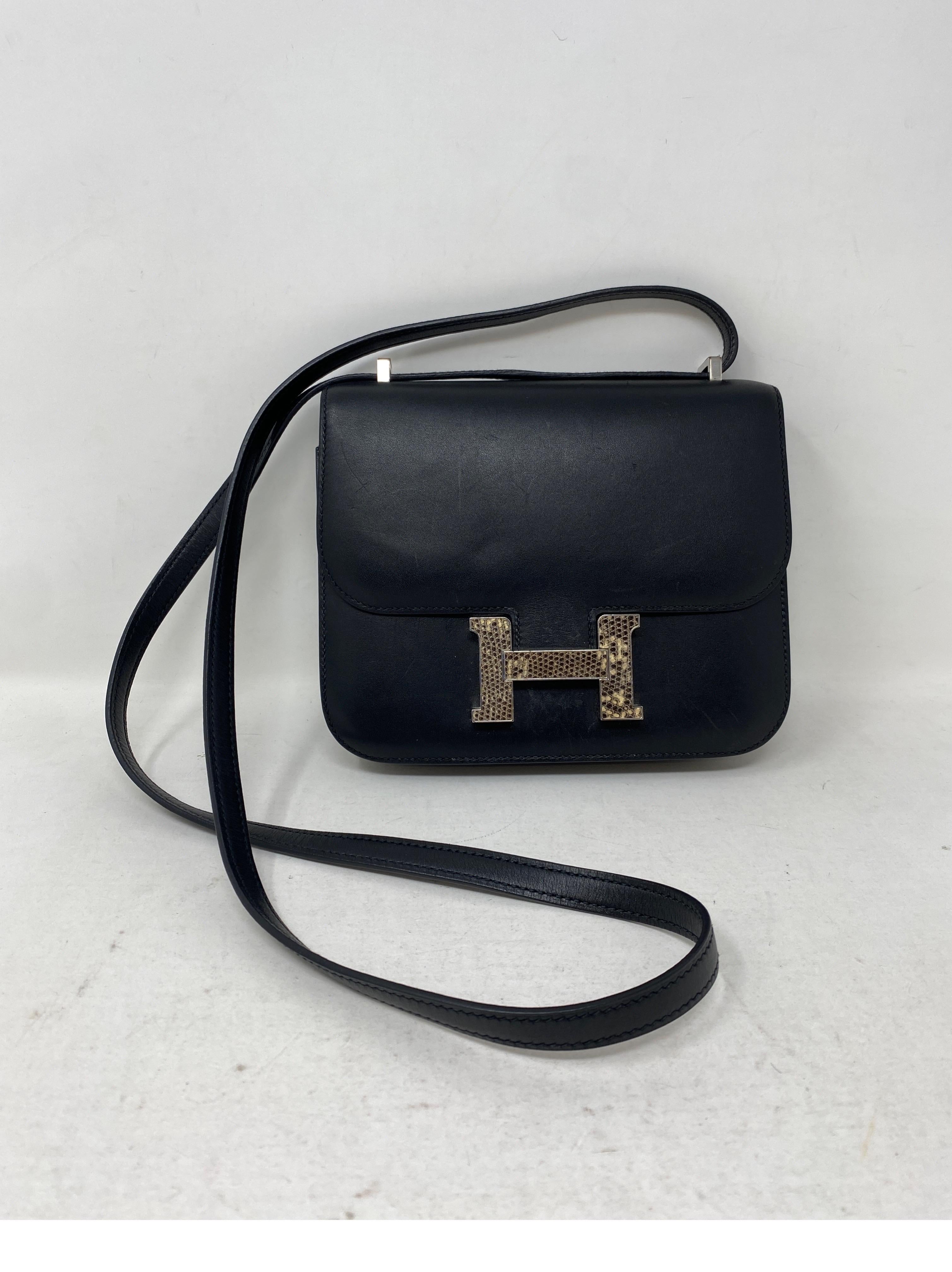 Hermes Constance Black Mini Bag 15