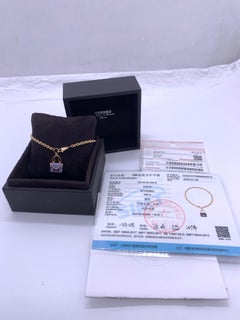 Hermès Constance Blue Sapphire Rose Gold Bracelet