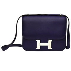 Hermès Constance Dark Anemone Bag