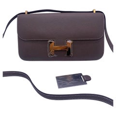 Bolso Hermes Constance Elan Piel de Epsom GHW Herrajes dorados Sello B