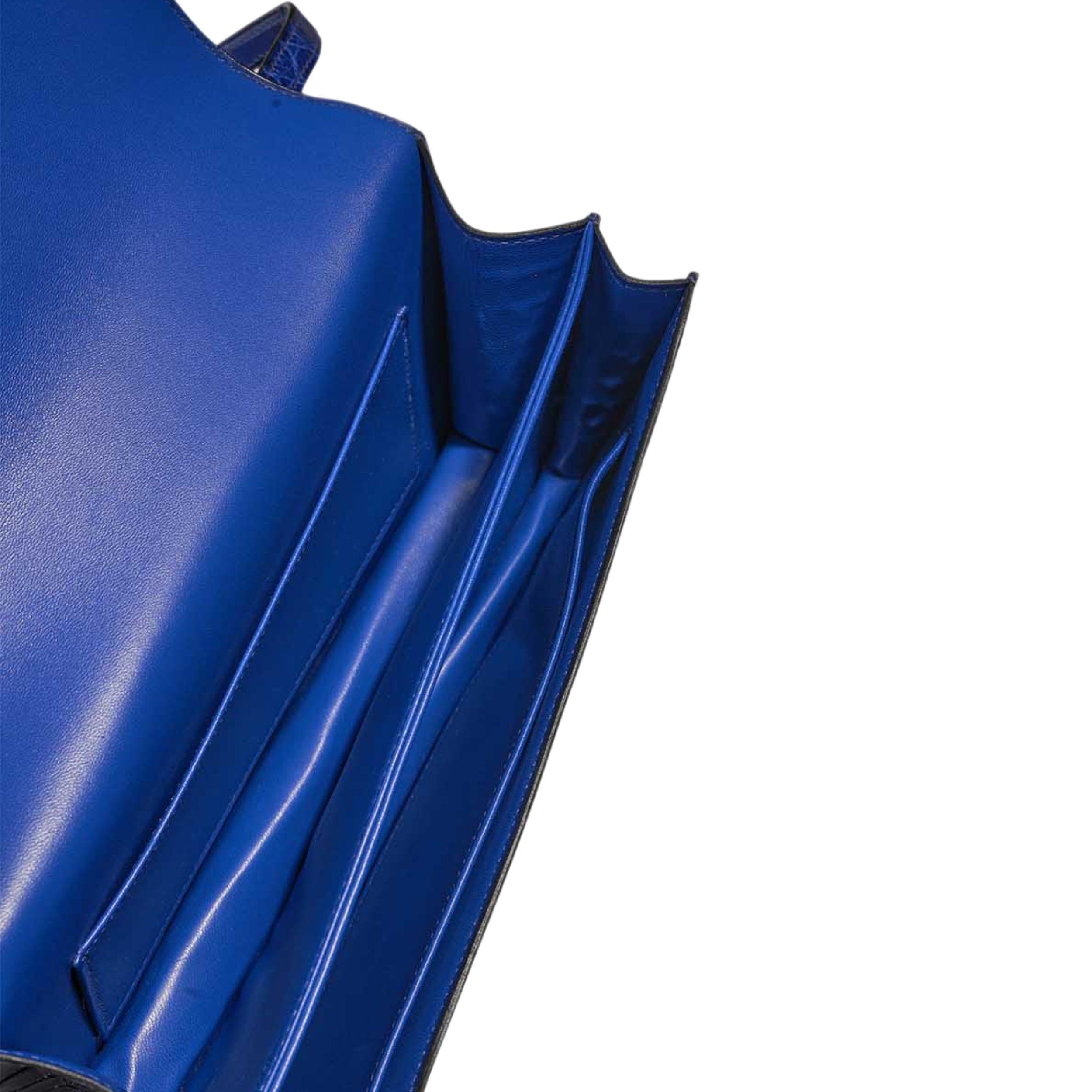 Hermès Constance Elan Bleu Electrique PHW 1