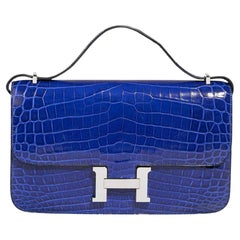 Hermès Constance Elan Bleu Electrique PHW