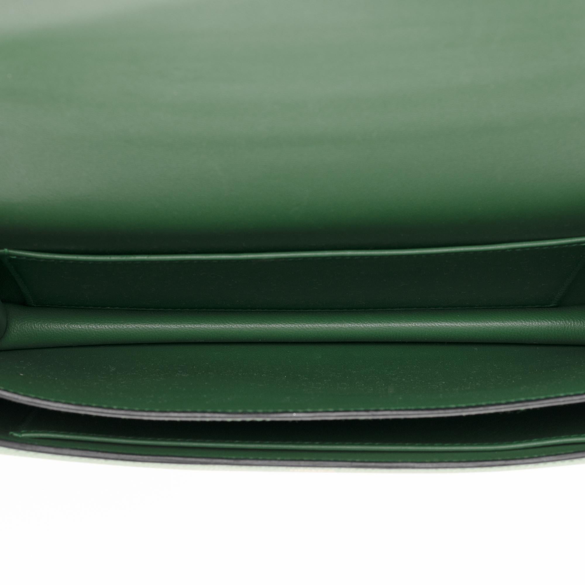 Hermès Constance Elan epsom green bengale handbag, gold hardware still sealed 4