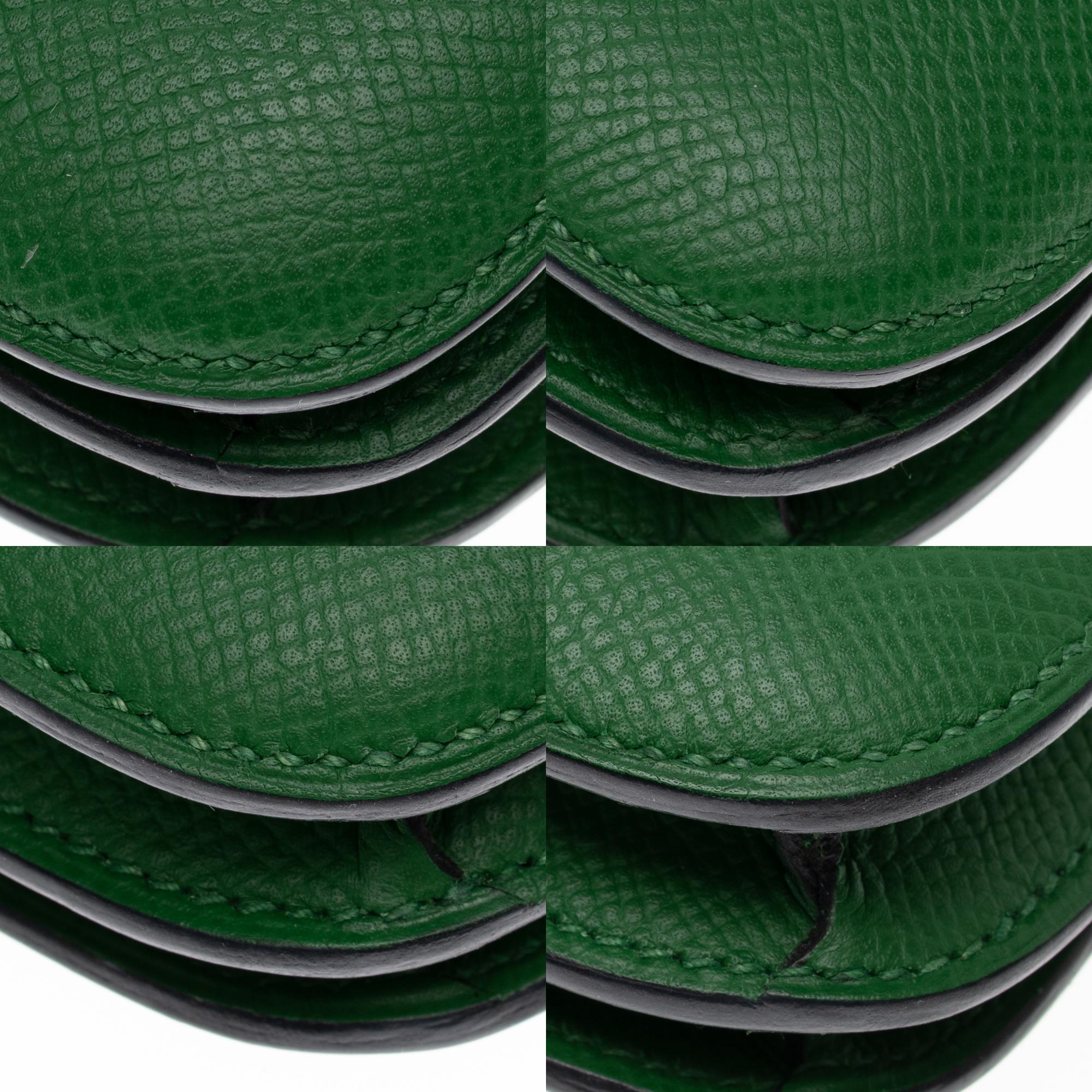 Hermès Constance Elan epsom green handbag, gold hardware, very good condition 6