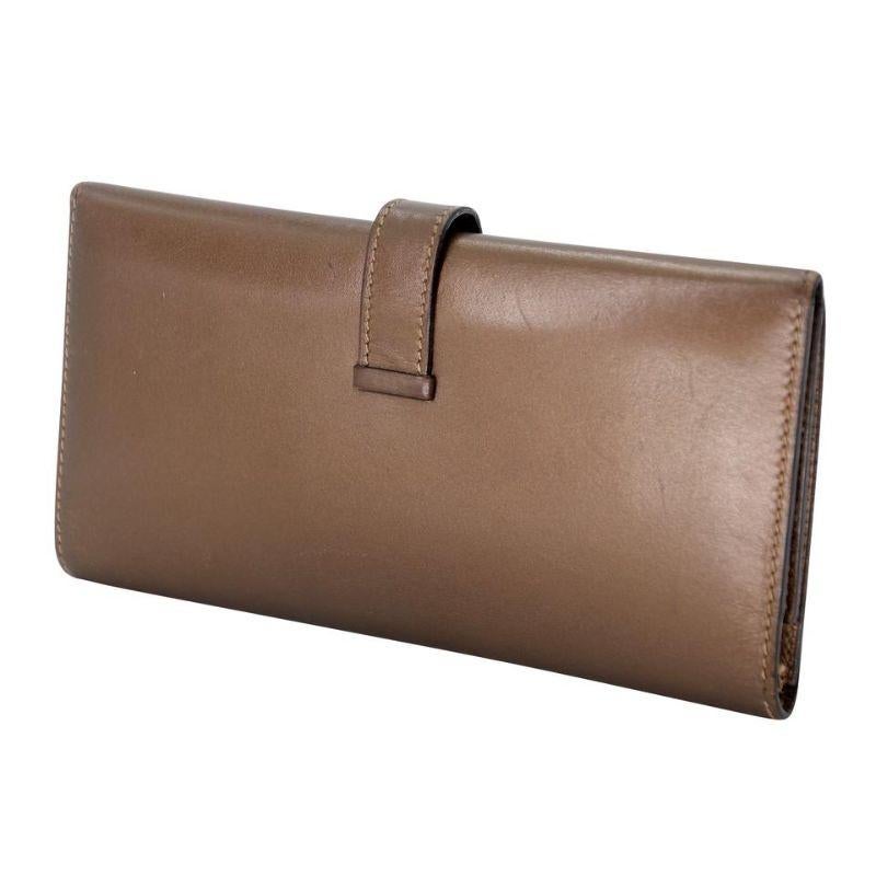 Brown Hermès Constance Epsom Leather Wallet HR-1029P-0011 For Sale