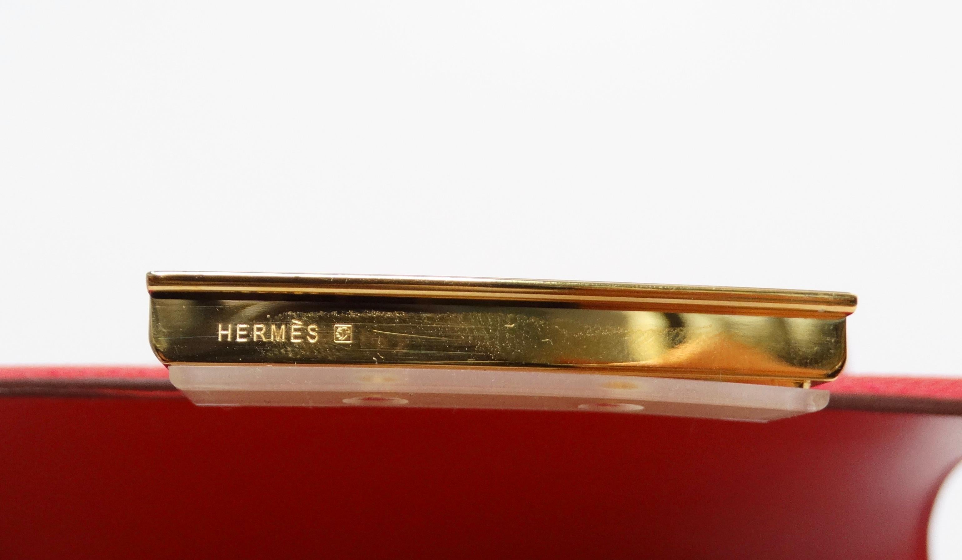 Hermes Constance Epsom Rouge Casque 24 With Gold Hardware 4