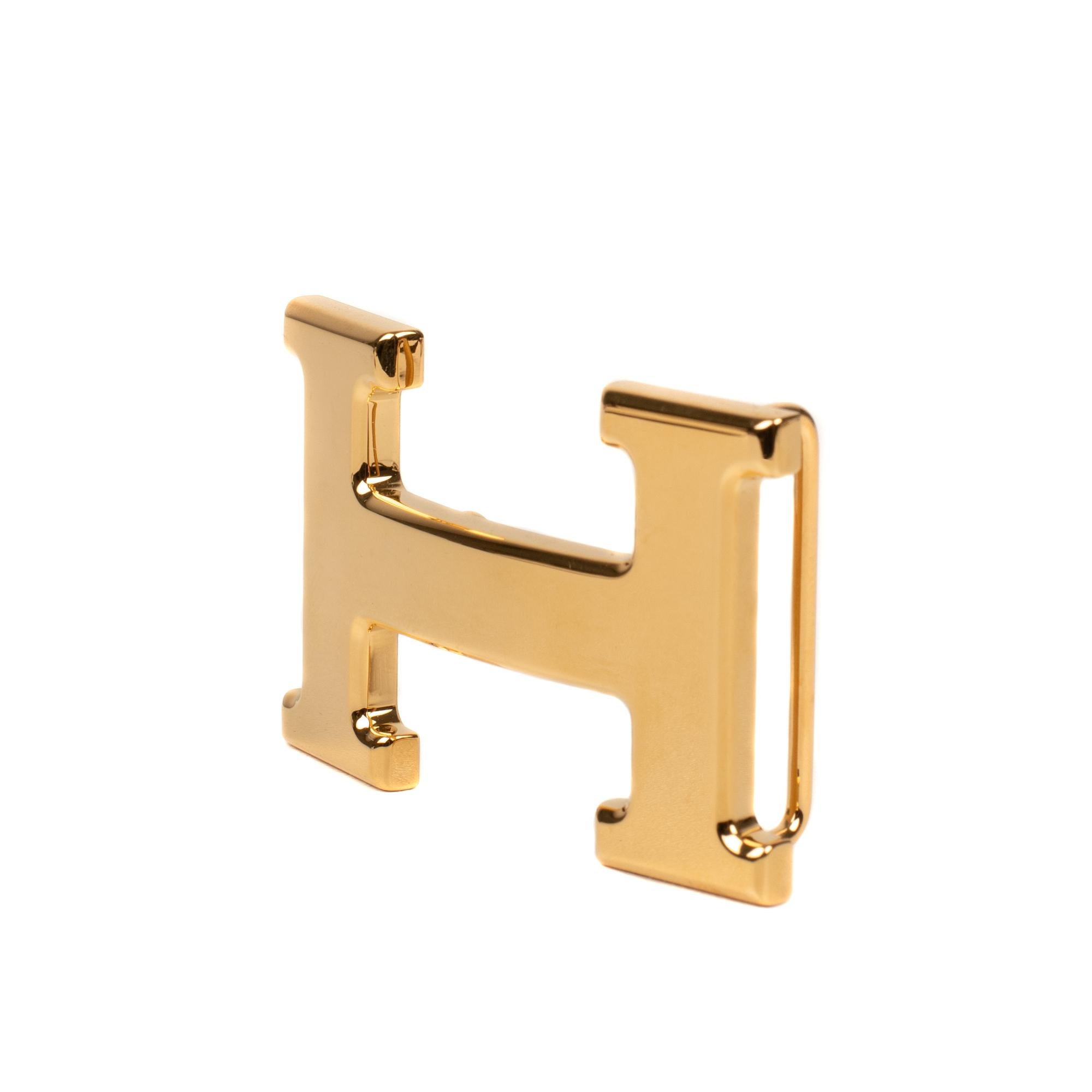 Hermes constance Gold Belt Buckle In New Condition In Paris, IDF