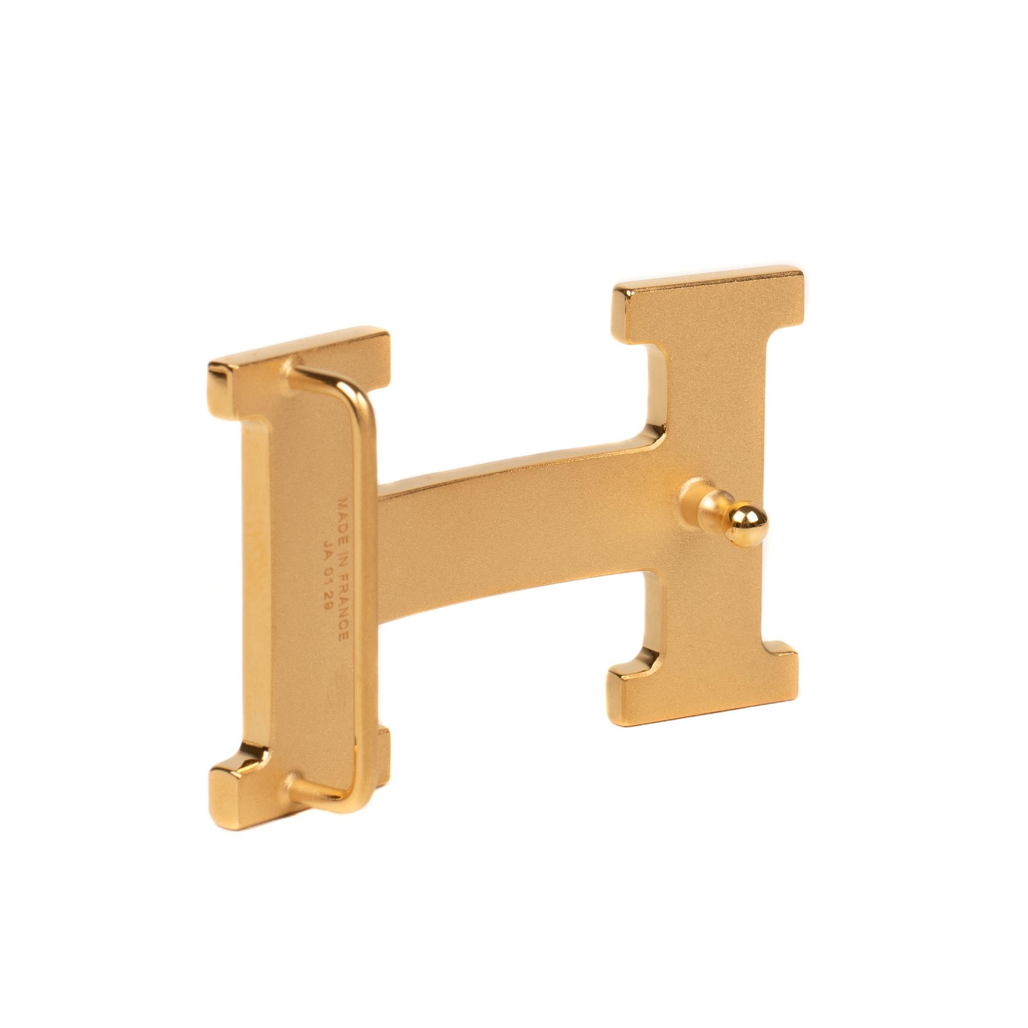 Women's or Men's Hermes constance Gold Belt Buckle
