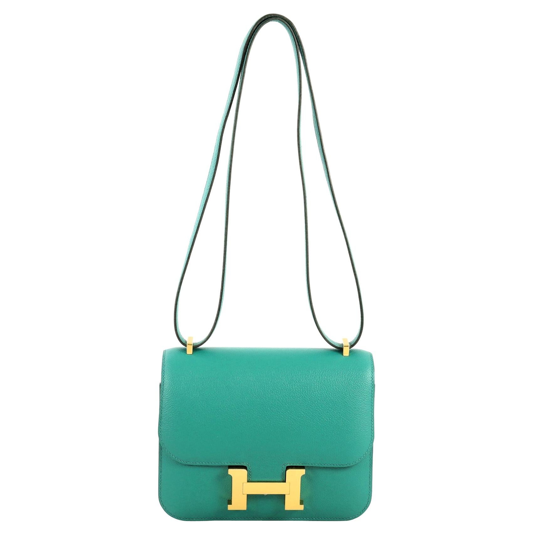 Hermes Constance Handbag Evercolor 18