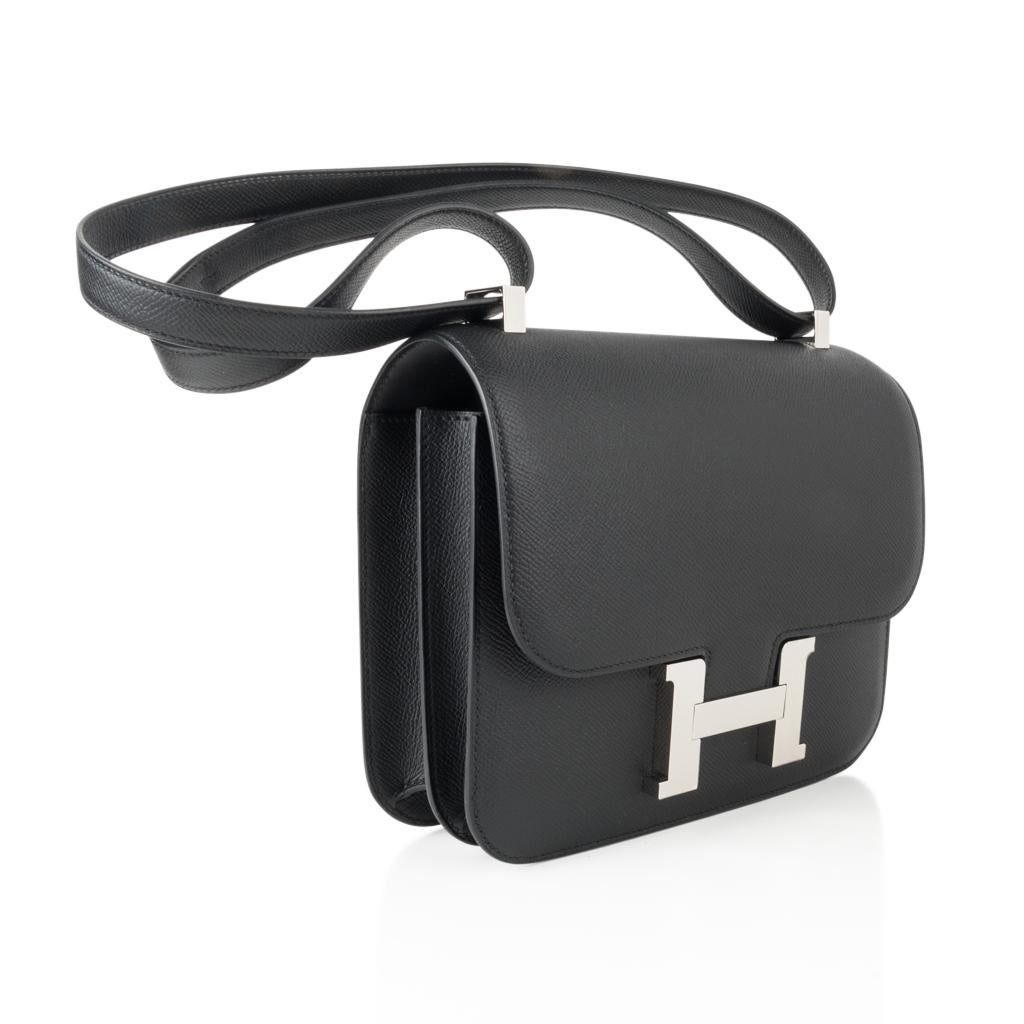 black hermes crossbody bag
