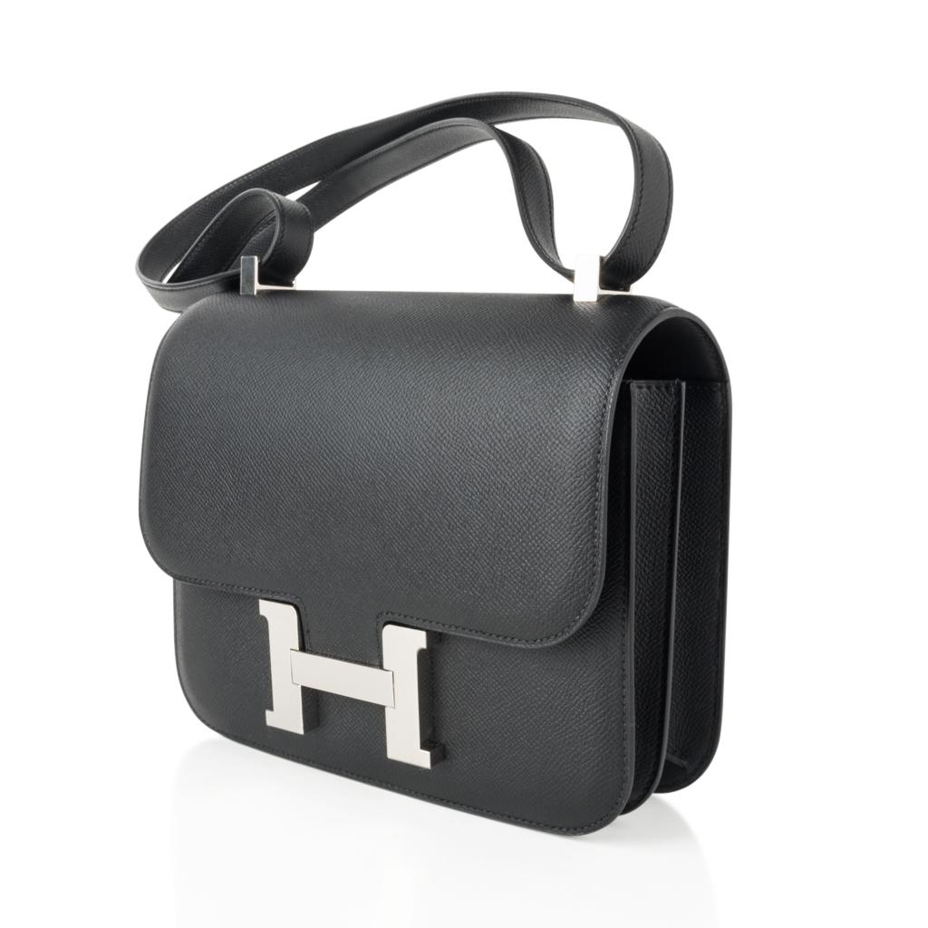black hermes constance bag