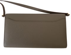 Hermes Constance Long to Go Etain Epsom Wallet Crossbody