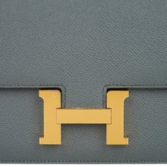 Hermes Constance Mini 18 Bag Vert Amande Gold Hardware Epsom Leather