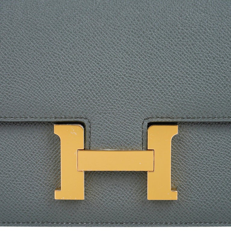 Hermes Vert Amande Epsom Constance Mini 18/19 Handbag Bag