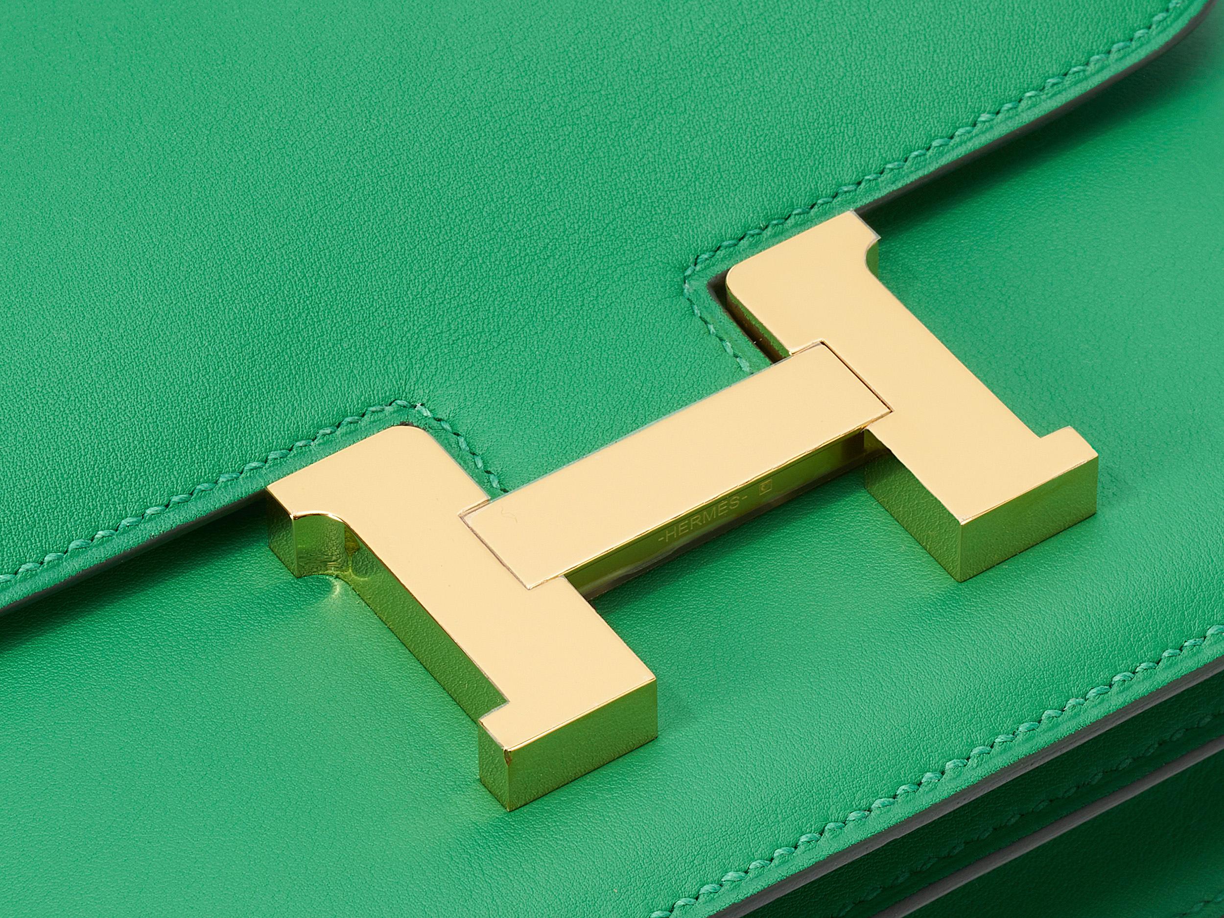Hermès Constance Mini 18 Bambou Swift Herraje Dorado en Nuevo estado para la venta en Berlin, DE