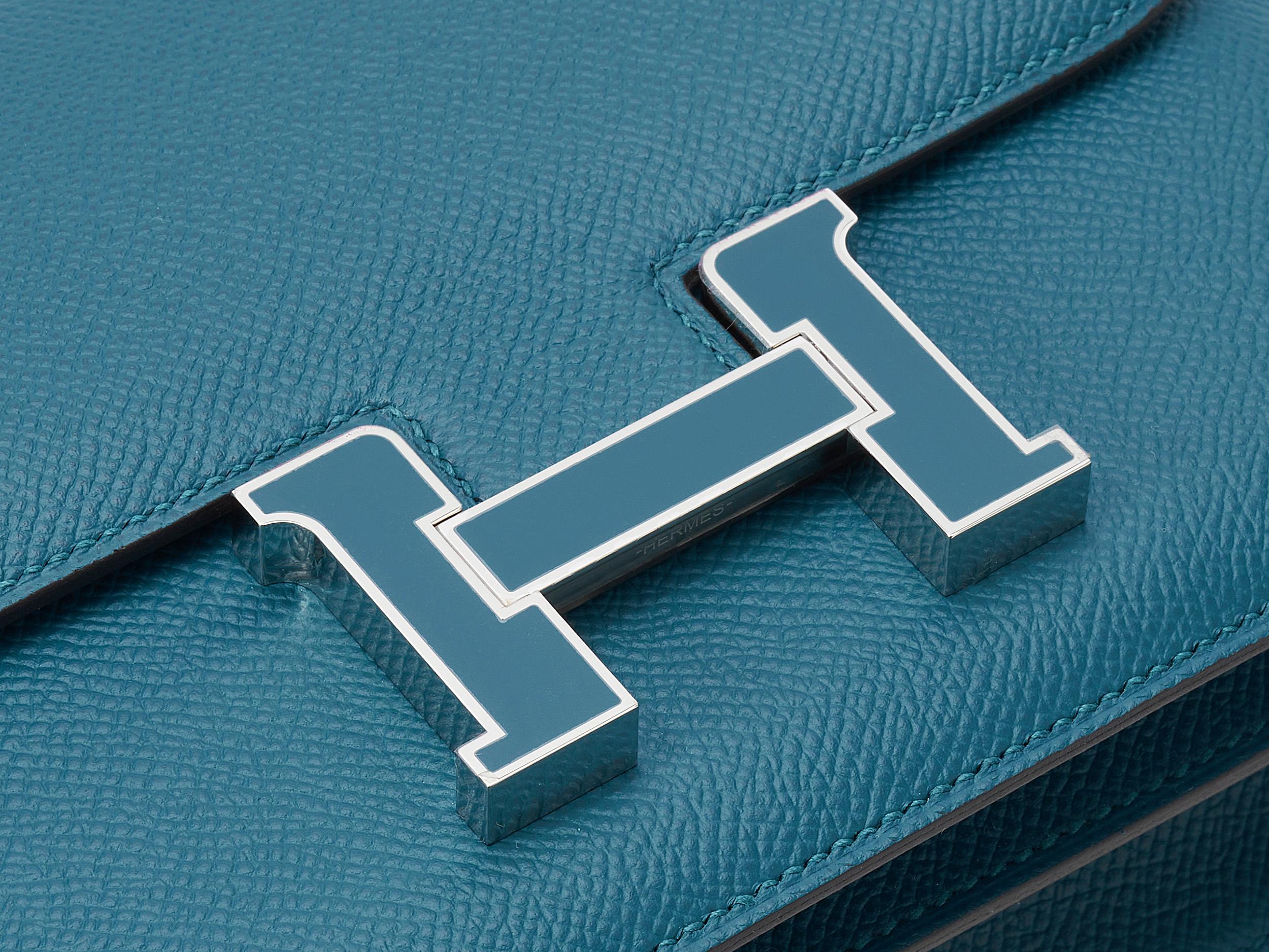 Hermès Constance Mini 18 Vert Bosphore Epsom Neuf - En vente à Berlin, DE