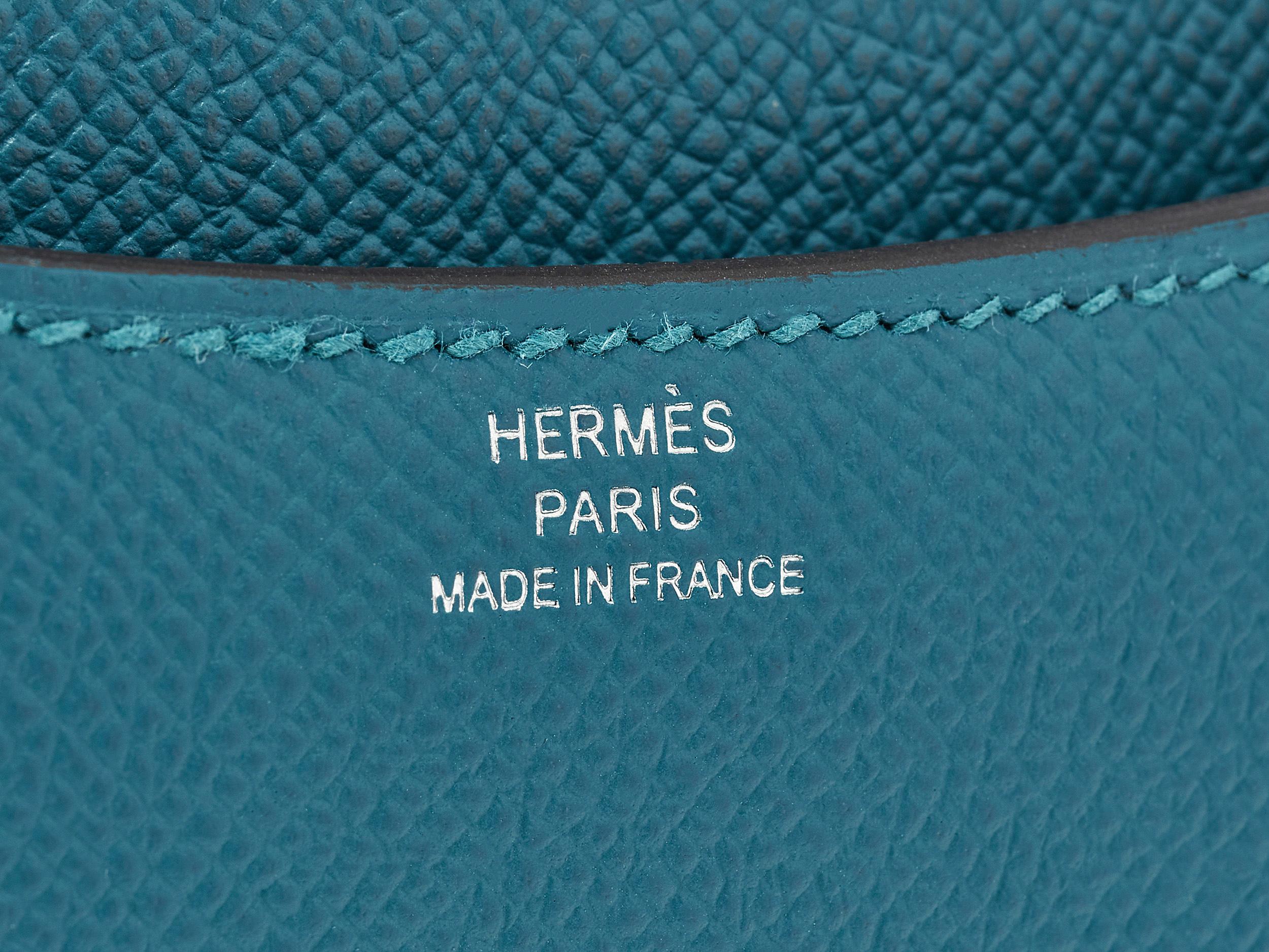 Hermès Constance Mini 18 Vert Bosphore Epsom Unisexe en vente