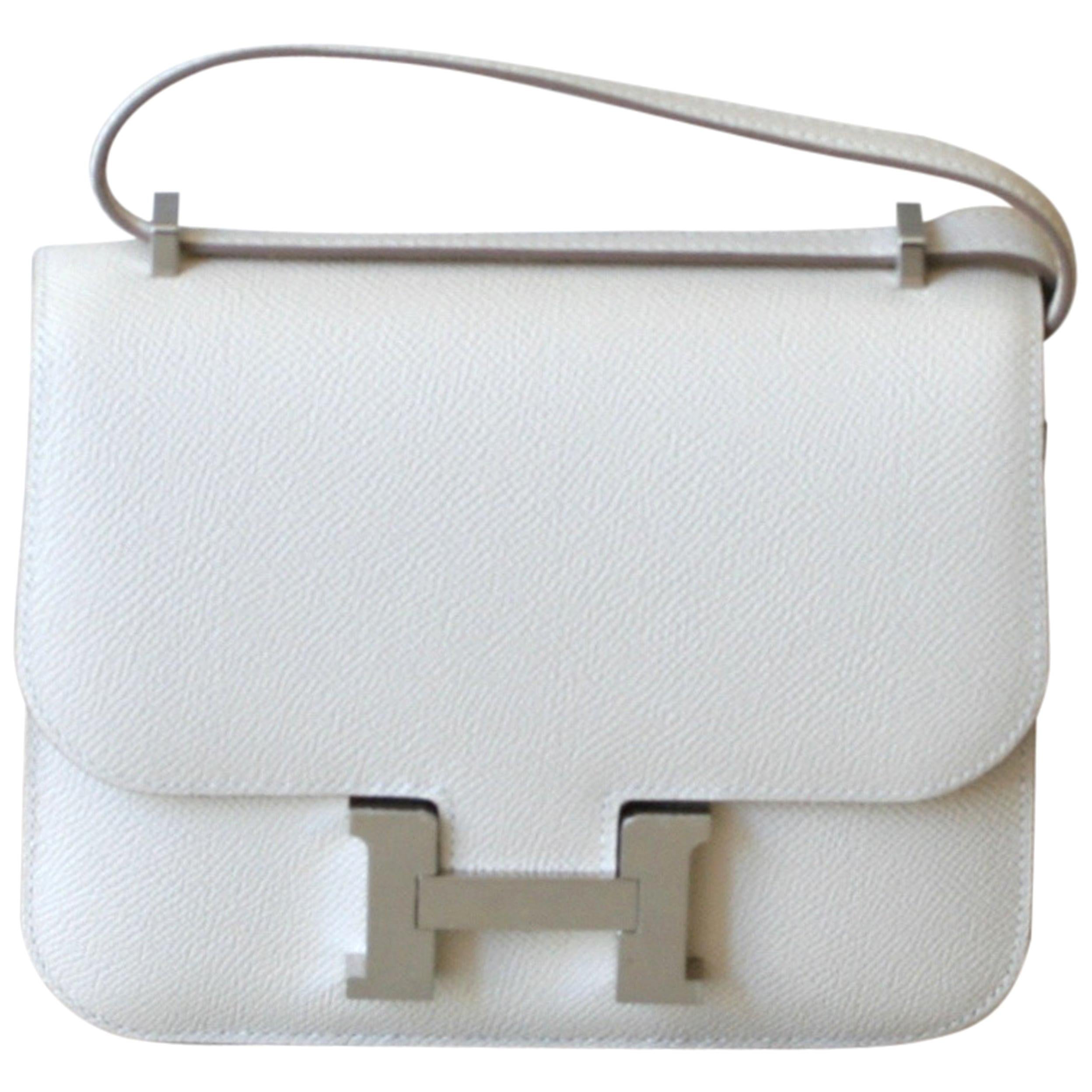 HERMES Constance Mini Epsom Craie 18' For Sale