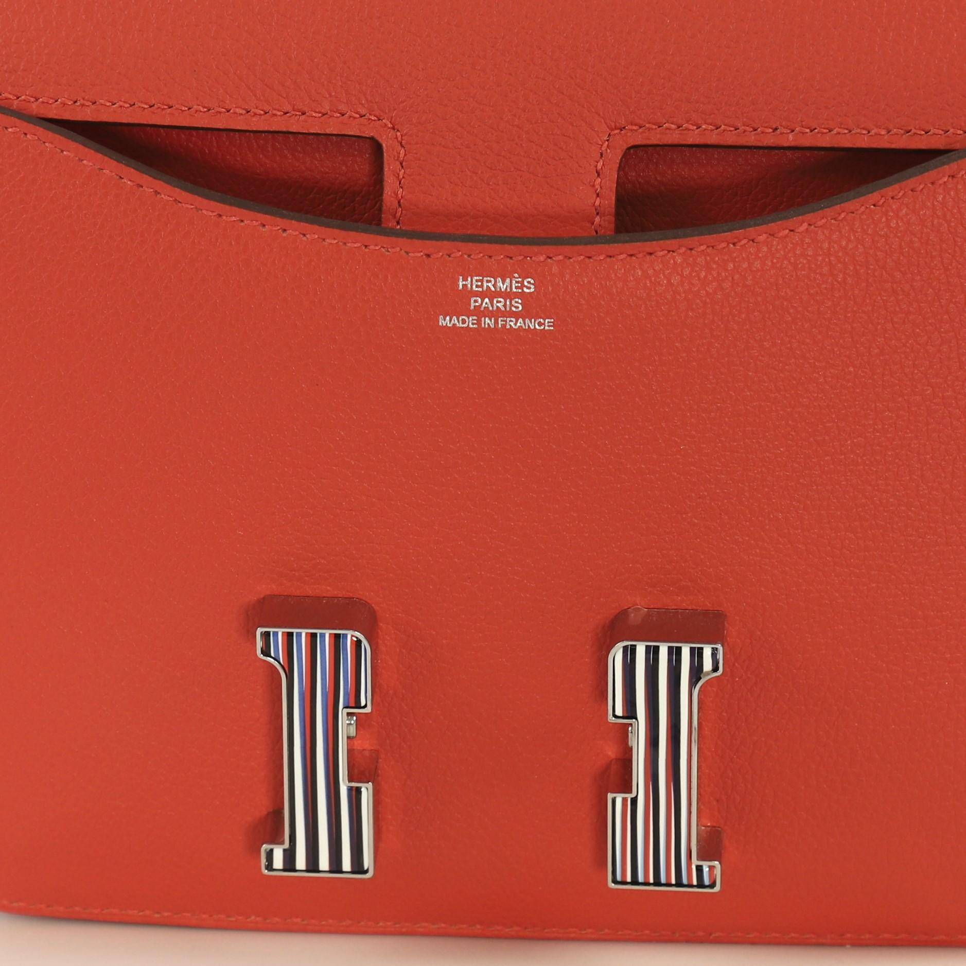 Hermes Constance Optique Handbag Evercolor 18 1